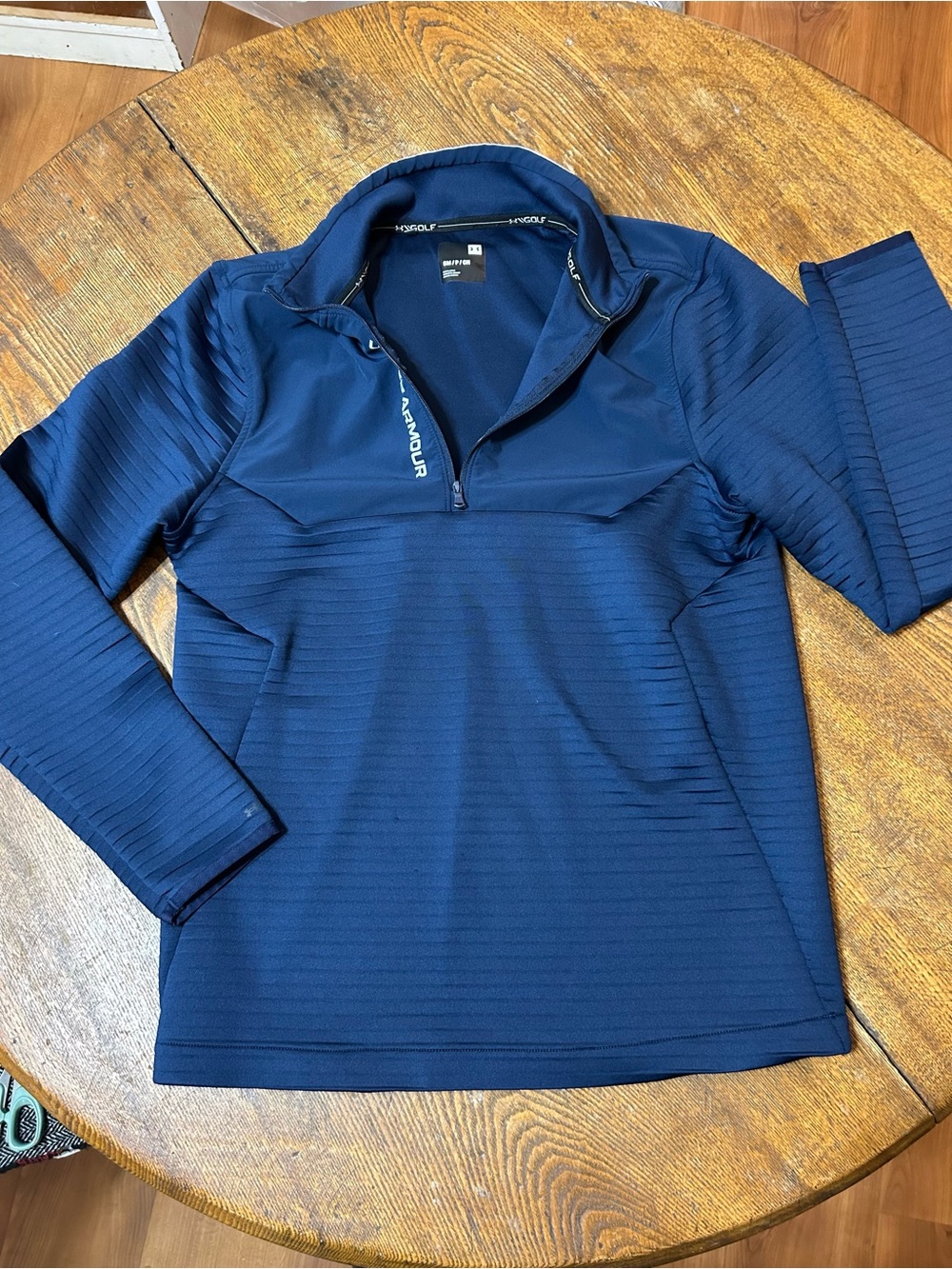 Under Armour Men's Navy Half-Zip Lightweight Performance Jacket